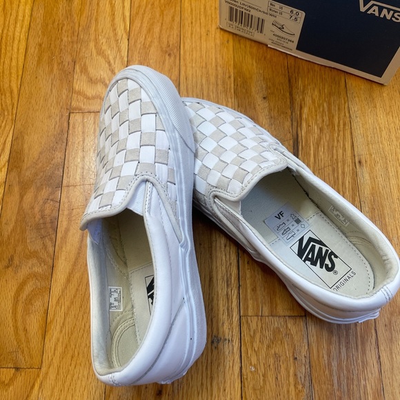 Vans Vault 50th Anniversary Leather Woven Slip On - Picture 6 of 8